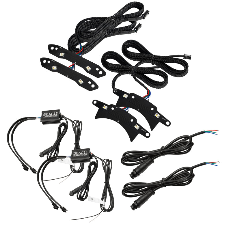 Oracle 15-21 Dodge Challenger RGB+W Headlight DRL Upgrade Kit - ColorSHIFT+W Headlights ORACLE Lighting