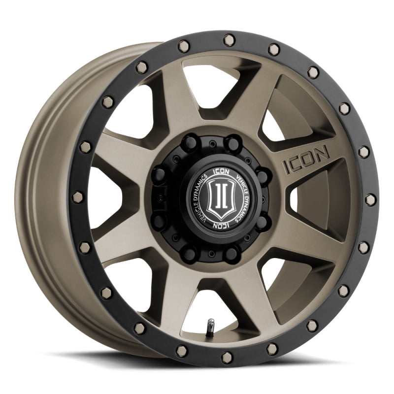 ICON Rebound HD 18x9 8x170 6mm Offset 5.25in BS 125mm Bore Bronze Wheel Wheels - Cast ICON