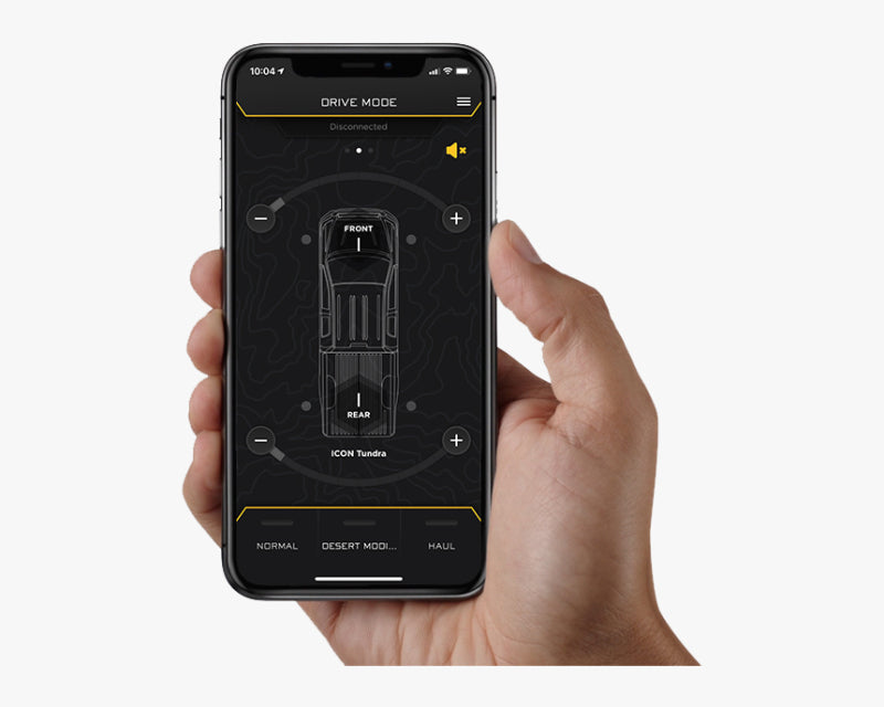 ICON 23-24 Ford F-250/F-350 Super Duty 4WD 4.5in Lift Front 2.5 Series Shocks - Pair Shocks and Struts ICON