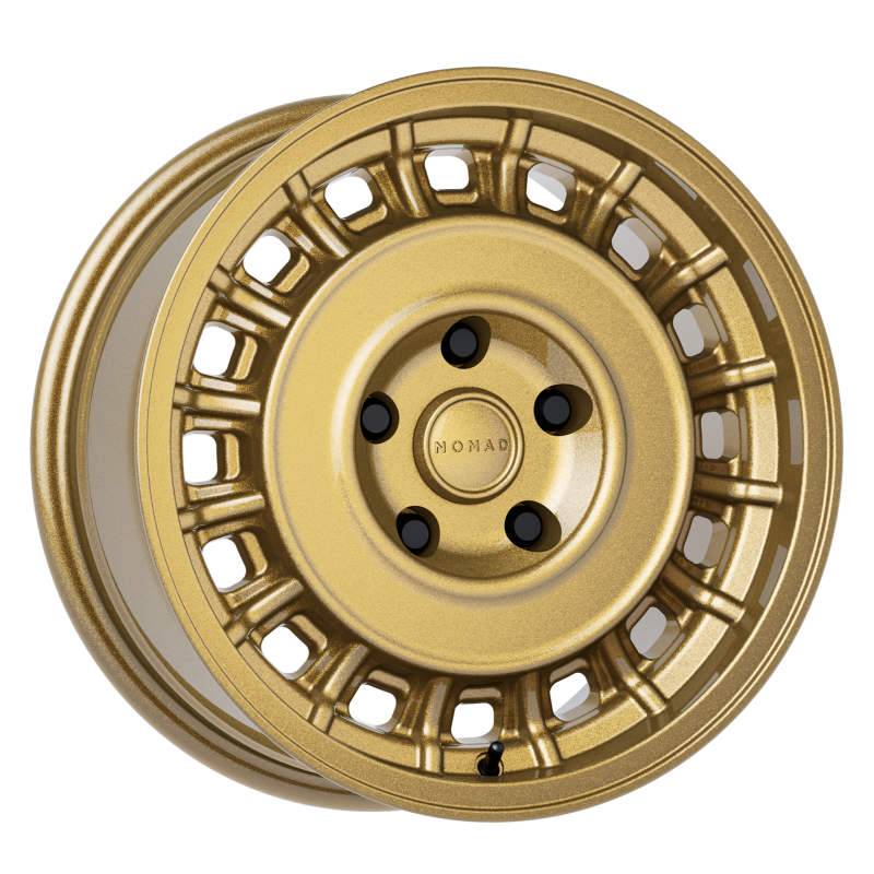 Nomad N502GR Arvo 15x7in / 5x114.3 BP / 15mm Offset / 72.62mm Bore - Gloss Gold Wheel Wheels - Forged Nomad