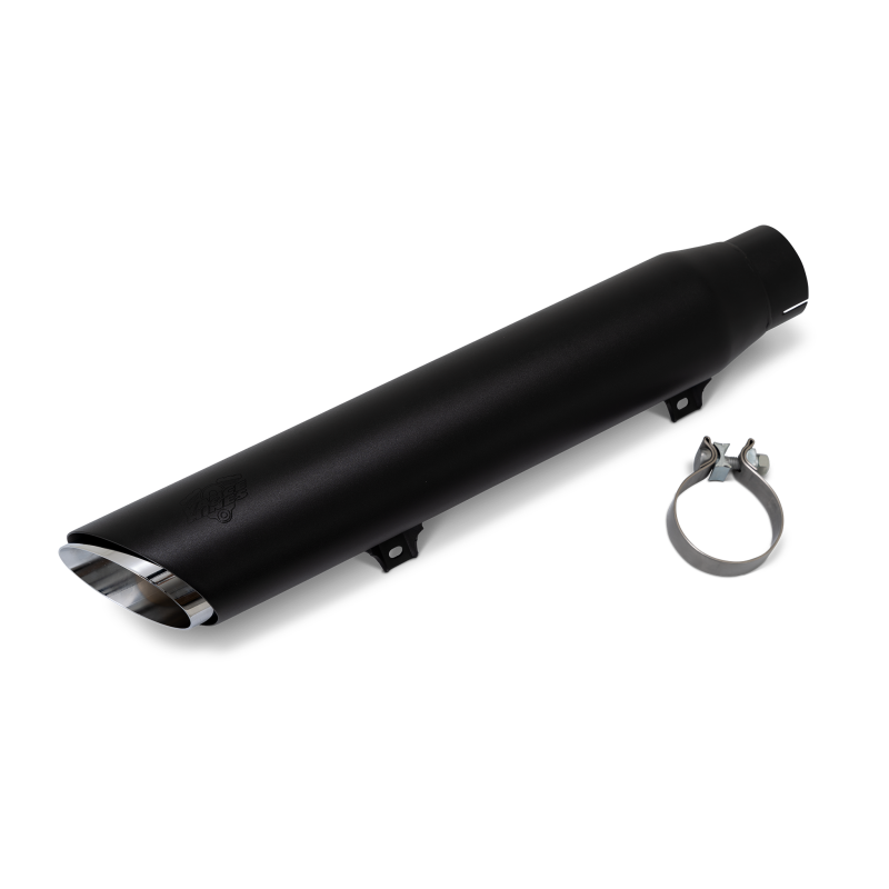Vance & Hines 2025+ HD Softail Twin Slash 4in Round Black Slip-On Exhaust Motorcycle Slip-On Vance and Hines