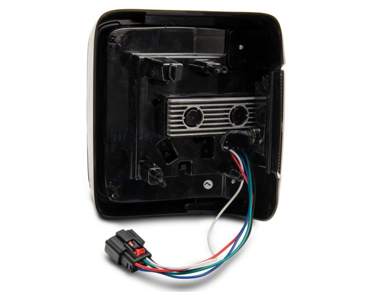 Raxiom 18-23 Jeep Wrangler JL Axial Series LED Tail Lights- Blk Housing (Smoked Lens) Tail Lights Raxiom