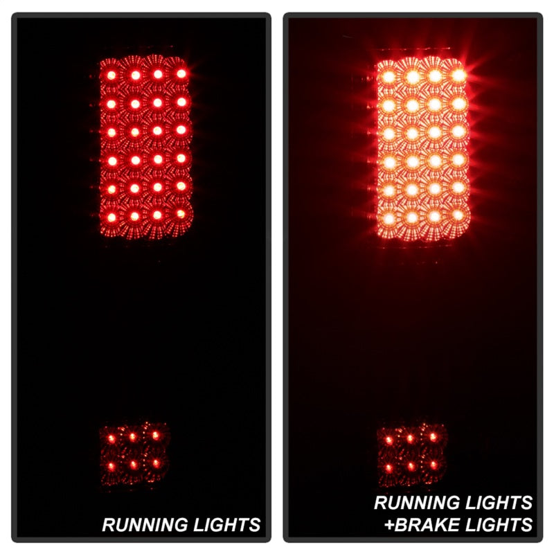 xTune Ford F150 Styleside 04-08 (Not Fit Heritage & SVT) LED Tail Lights Smoke ALT-ON-FF15004-LED-SM Tail Lights SPYDER