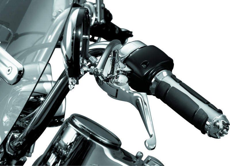 Kuryakyn Boss Blades With Adjustable Clutch 96-Up Cable Chrome Levers Kuryakyn