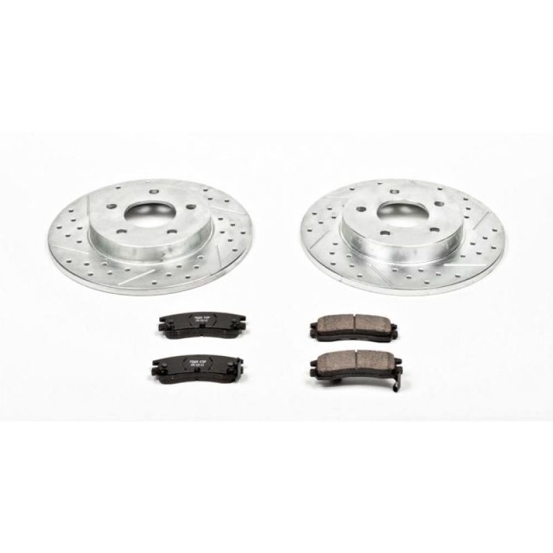 Power Stop 94-96 Cadillac DeVille Rear Z23 Evolution Sport Brake Kit Brake Kits - Performance D&S PowerStop