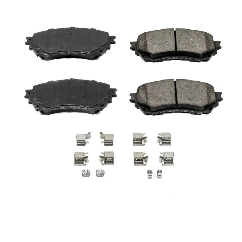 Power Stop 14-19 Mazda 6 Front Z17 Evolution Ceramic Brake Pads w/Hardware Brake Pads - OE PowerStop