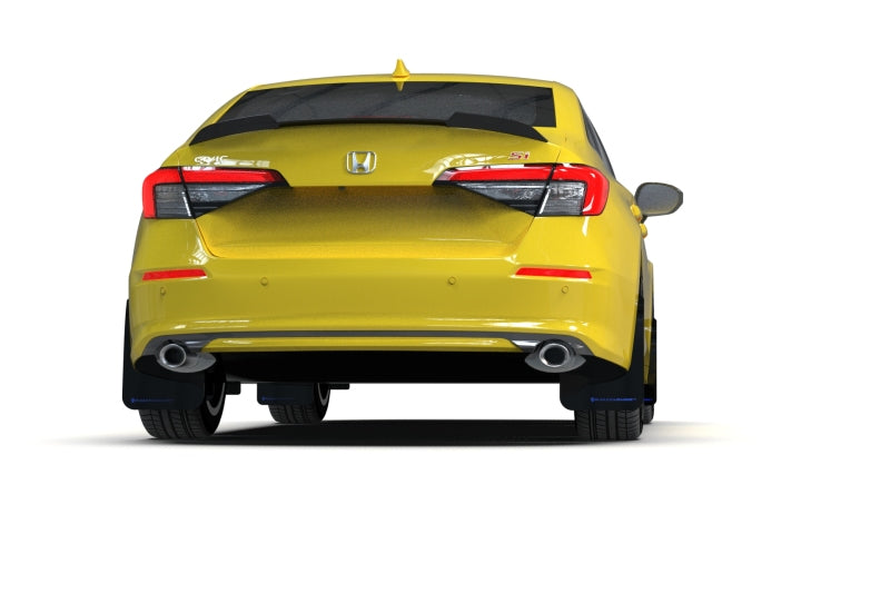 Rally Armor 22-25 Honda Civic/Civic Si/Sport Black UR Mud Flap w/Red Logo Mud Flaps Rally Armor
