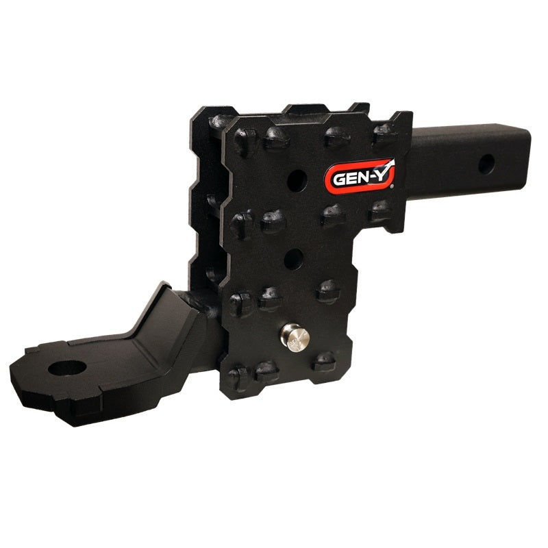 Gen-Y Phantom-X 2in Solid Shank 4.5in Drop 1K TW 10K Hitch w/GH-103705 Platinum Ball Mount Hitch Receivers GEN-Y Hitch