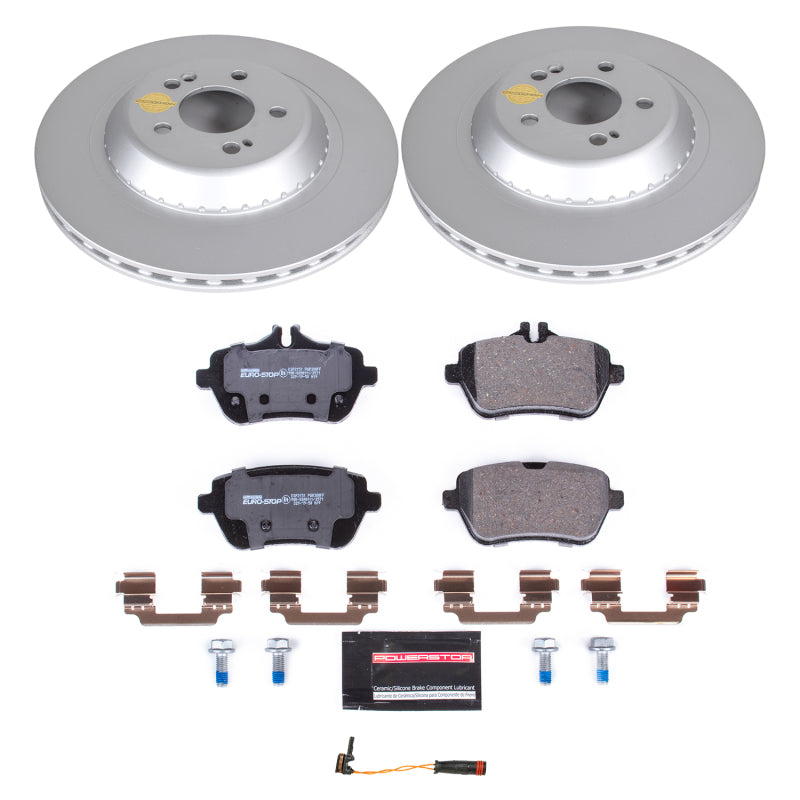Power Stop 2017 Mercedes-Benz Maybach S550 Rear Euro-Stop Brake Kit Brake Kits - OE PowerStop