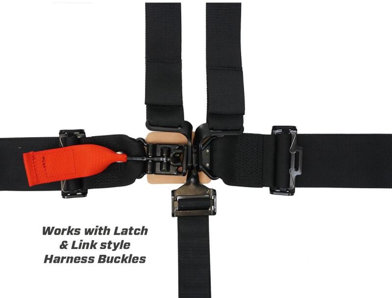 PRP Adjustable Crotch Belt for Latch and Link Harness - 5th Point Only - Black Seat Belts & Harnesses PRP Seats