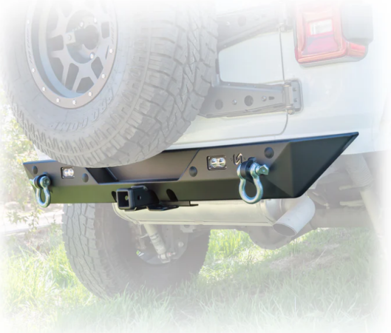 Turn Offroad 2018+ Jeep JL Rear Bumper with Hitch and Lights Bumpers - Steel TURN Offroad