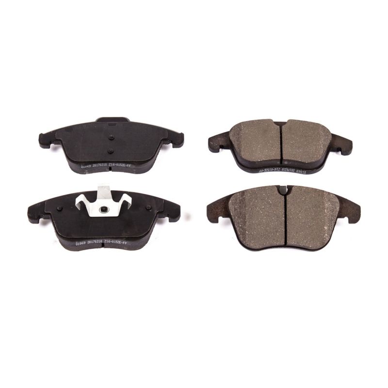Power Stop 16-18 Jaguar XE Front Z16 Evolution Ceramic Brake Pads Brake Pads - OE PowerStop