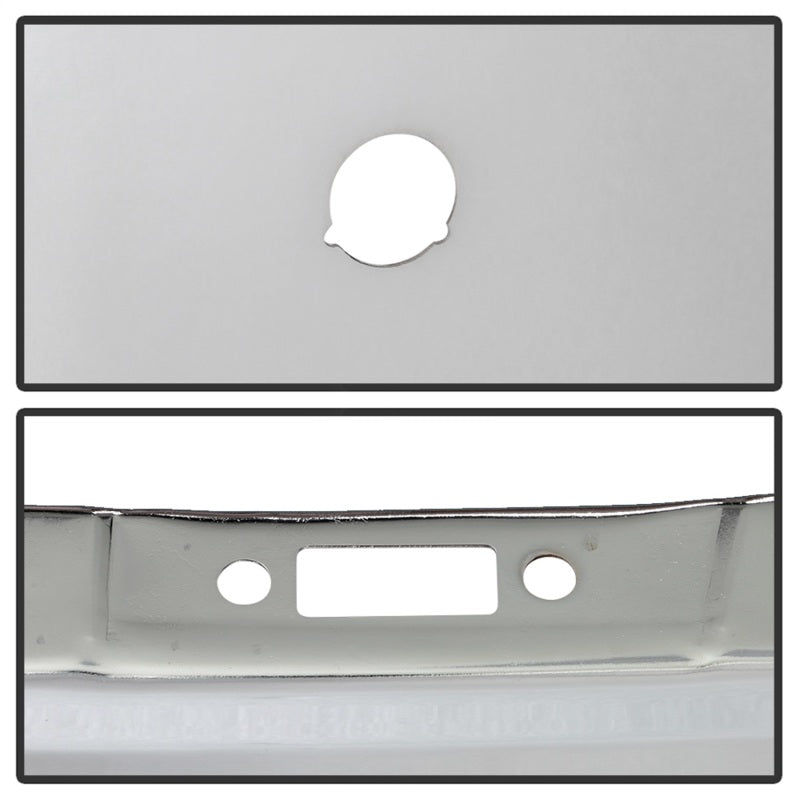 Spyder Dodge Ram 1500 14-18 Bottom w/Sensor w/Fog Light Hole Front Bumper - Chrome (OEM 68160857AA) Bumper Accessories SPYDER