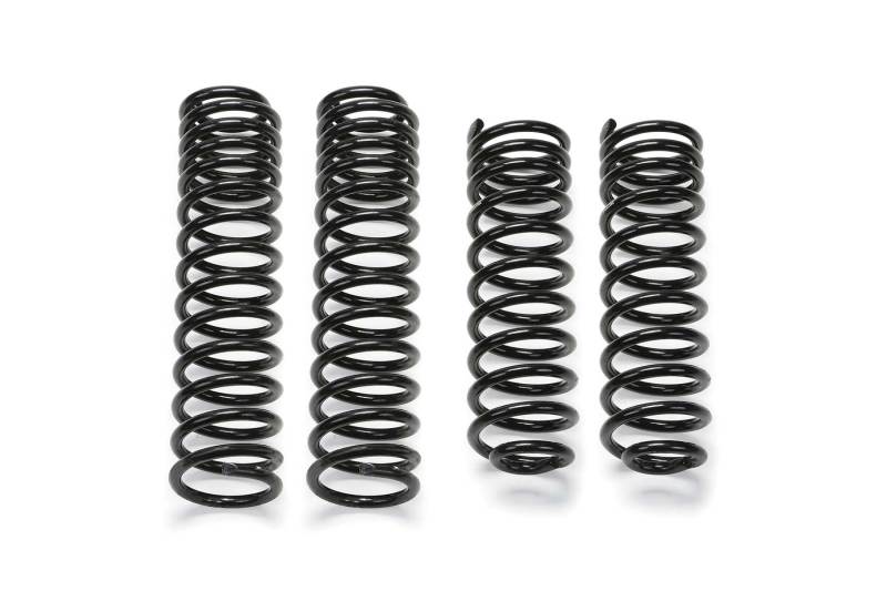 Fabtech 07-18 Jeep JK 4WD 2-Door 5in Front & Rear Long Travel Coil Spring Kit Lift Springs Fabtech