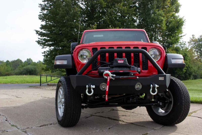Fishbone Offroad 2018+ Jeep Wrangler JL Mako Front Bumper Bumpers - Steel Fishbone Offroad
