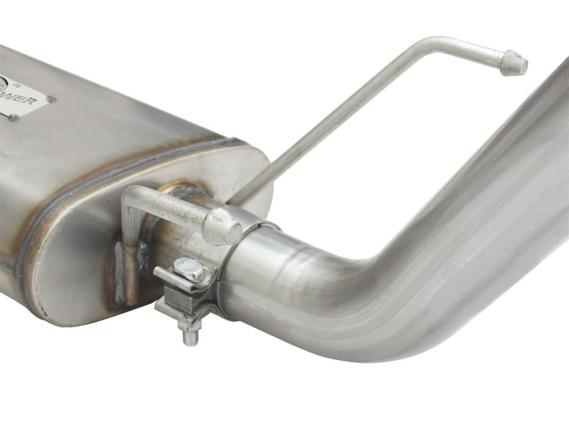 aFe MACH Force XP 2.5in Cat-Back Stainless Steel Exhaust w/Polished Tip Toyota Tacoma 13-14 2.7L Catback aFe