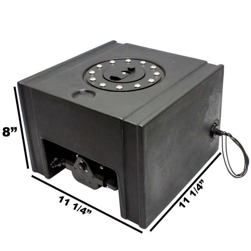 Snow Performance 2.0 Gallon Tank w/Built In Pump Mount Reservoirs Snow Performance