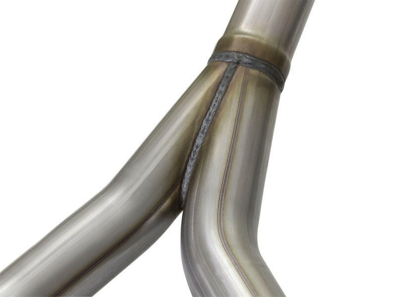 aFe Rebel Series CB 2.5in Dual Center Exit SS Exhaust w/ Black Tips 07-15 Jeep Wrangler 3.6L/3.8L V6 Catback aFe