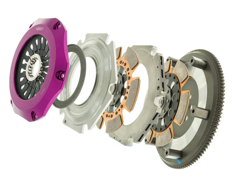 Exedy 96-06 Mitsubishi Lancer Evo (Gen 4-7) Hyper Twin Cerametallic Clutch Rigid Disc Pull Type Clutch Kits - Multi Exedy