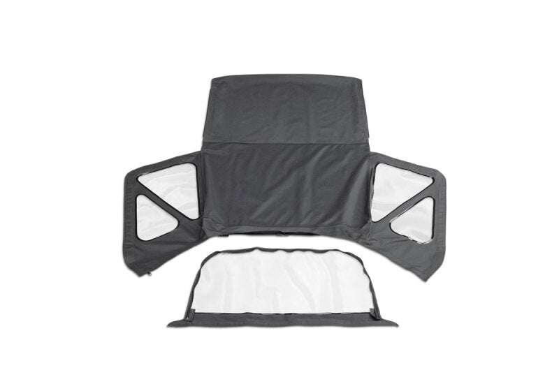 Rampage 1988-1994 Geo Tracker Soft Top OEM Replacement - Black Denim Soft Tops Rampage
