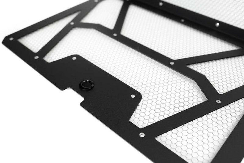 Agency Power 14-18 Polaris RZR XP 1000/XP Turbo Vented Engine Cover - Matte Black/Raw Alum. Mesh Engine Covers Agency Power