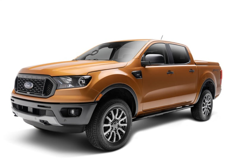 N-Fab RKR Rails 2019 Ford Ranger Crew Cab All Beds - Cab Length - Tex. Black Body Armor & Rock Rails N-Fab