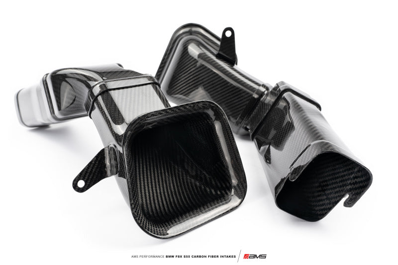 AMS Performance 15-18 BMW M3 / 15-20 BMW M4 w/ S55 3.0L Turbo Engine Carbon Fiber Intake Short Ram Air Intakes AMS