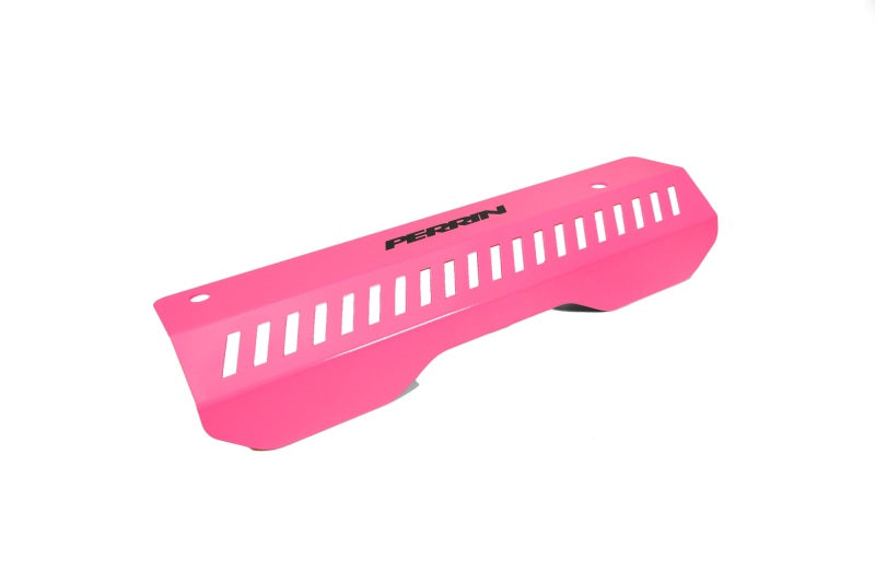 PERRIN 22-25 Subaru WRX Pulley Cover - Hyper Pink (SHORT - For Use w/PERRIN AOS) Engine Covers Perrin Performance