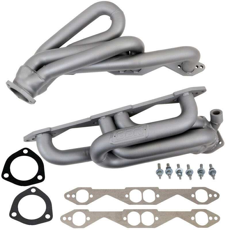 BBK 96-98 GM Truck SUV 5.0 5.7 Shorty Tuned Length Exhaust Headers - 1-5/8 Titanium Ceramic Headers & Manifolds BBK
