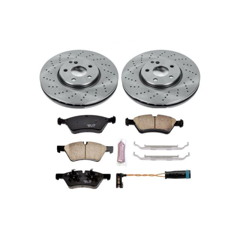 Power Stop 07-09 Mercedes-Benz E350 Front Autospecialty Brake Kit Brake Kits - OE PowerStop