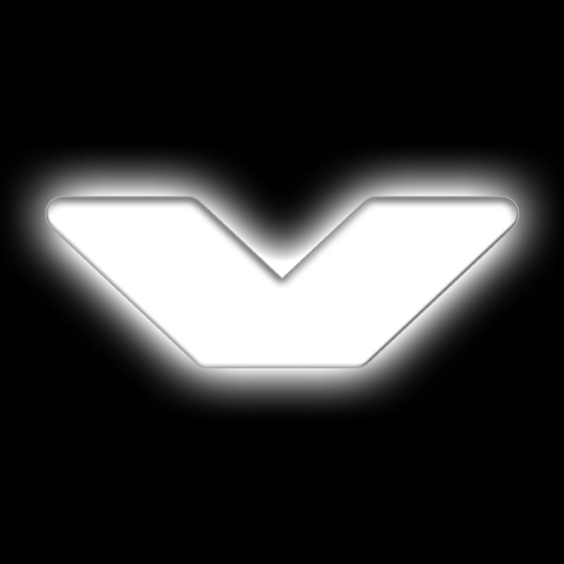 ORACLE Lighting Universal Illuminated LED Letter Badges - Matte Wht Surface Finish - V Light Accessories and Wiring ORACLE Lighting