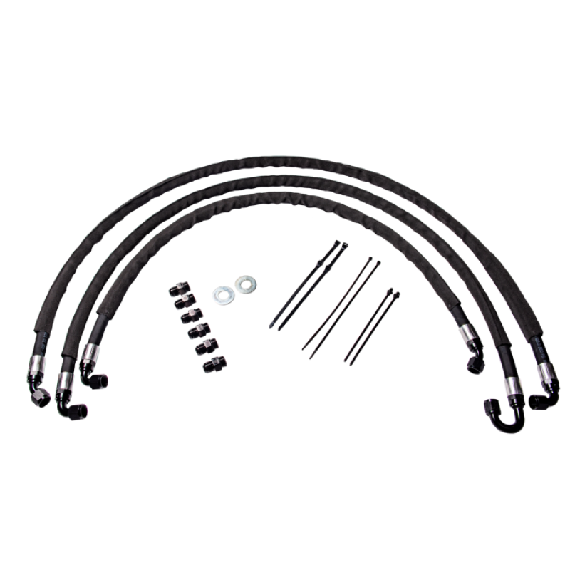 Fleece Performance 11-14 GM Duramax 2500/3500 Heavy Duty Trans Cooler Lines Oil Line Kits Fleece Performance