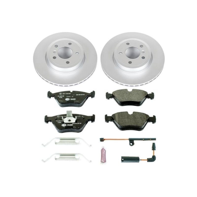 Power Stop 04-10 BMW X3 Front Euro-Stop Brake Kit Brake Kits - OE PowerStop