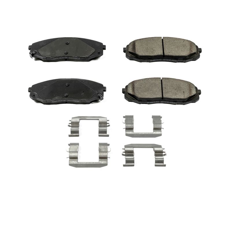 Power Stop 15-19 Kia Sedona Front Z17 Evolution Ceramic Brake Pads w/Hardware Brake Pads - OE PowerStop