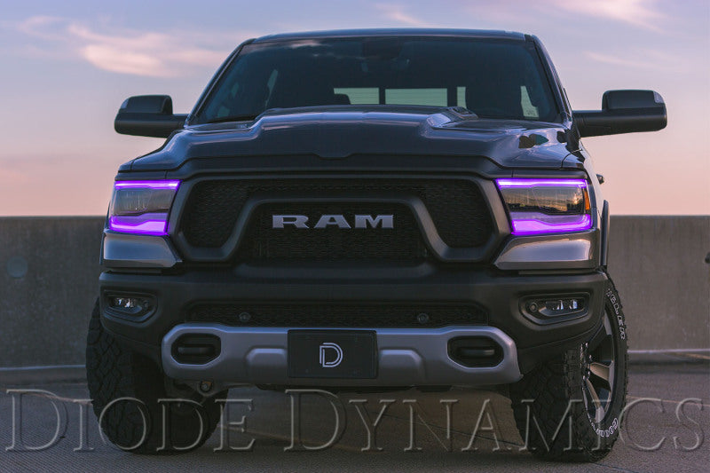 Diode Dynamics RGBW DRL LED Boards for 2019-2023 Ram 1500 Midline Light Accessories and Wiring Diode Dynamics