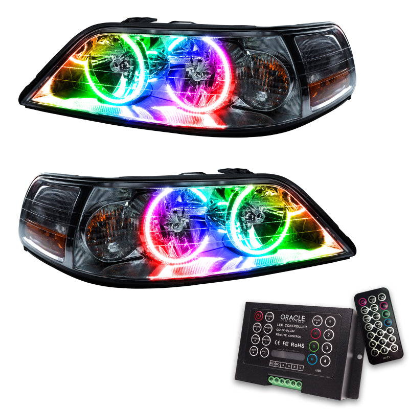 Oracle 05-11 Lincoln Town Car SMD HL (Non-HID) - ColorSHIFT w/ 2.0 Controller Headlights ORACLE Lighting