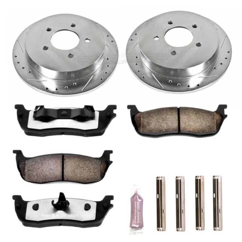 Power Stop 00-02 Ford Expedition Rear Z36 Truck & Tow Brake Kit Brake Kits - Performance D&S PowerStop