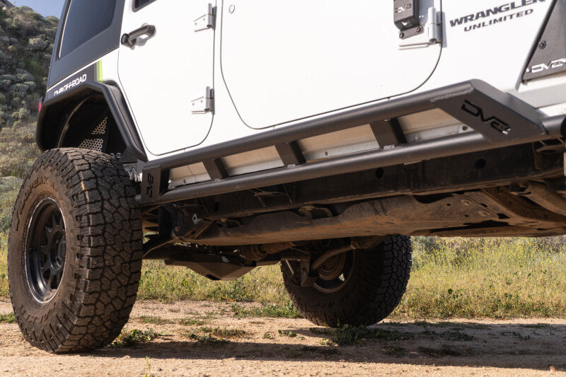 DV8 Offroad 2007-2018 Jeep Wrangler JK 4-Door Rock Sliders Body Armor & Rock Rails DV8 Offroad