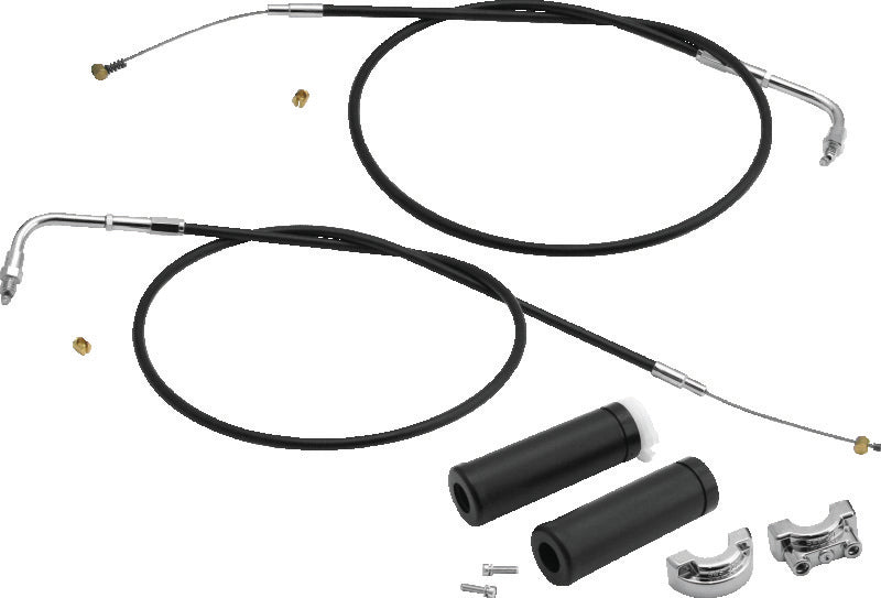 S&S Cycle 1in Handlebars 2-Cable Throttle Assembly Cable - 42in Handlebars S&S Cycle