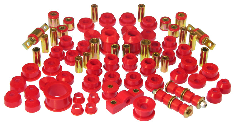 Prothane 92-95 Honda Civic Total Kit - Red Bushings - Full Vehicle Kits Prothane