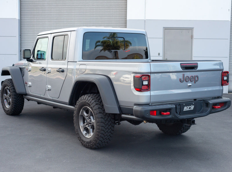 Borla 2020 Jeep Gladiator JT 3.6L V6 AWD 2.75in Touring Climber Turndown Tip Catback Borla