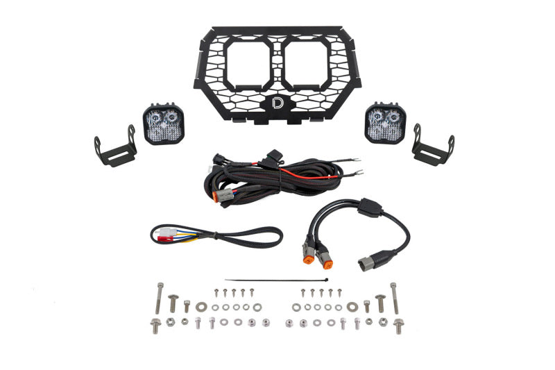 Diode Dynamics 2014-2018 Polaris RZR XP Stage Series LED Grille Kit - Pro White Combo Grilles Diode Dynamics