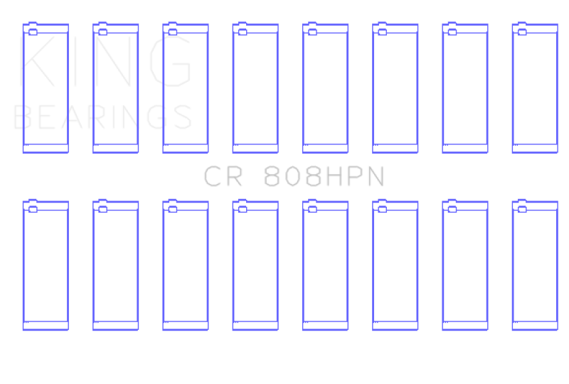 King Engine Bearings Chevrolet Big Block 369-502 GEN IV/V/VI Rod Bearing Set Bearings King Engine Bearings