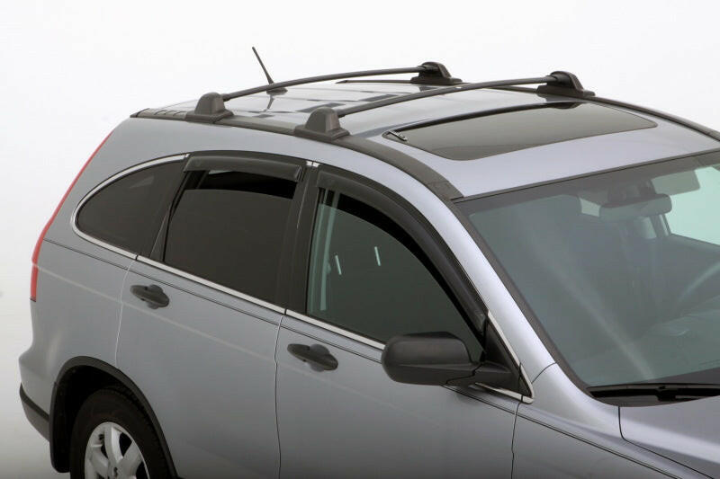 AVS 07-11 Honda CR-V Ventvisor Outside Mount Window Deflectors 4pc - Smoke Wind Deflectors AVS