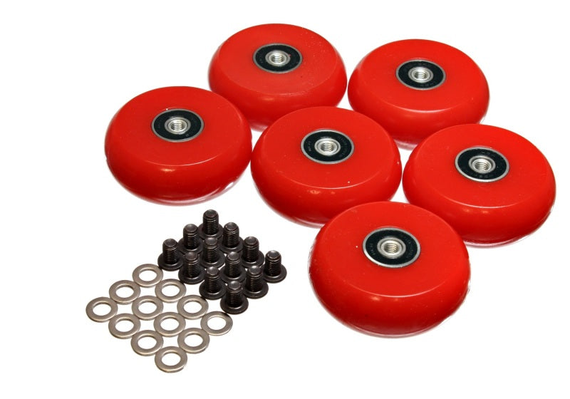 Energy Suspension 2.375 inch Hyper-Glide PolyCreeper Wheels (Set of 6) Tools Energy Suspension