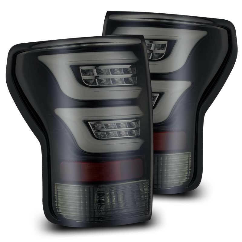 AlphaRex 07-13 Toyota Tundra PRO-Series LED Tail Lights Jet Black Tail Lights AlphaRex