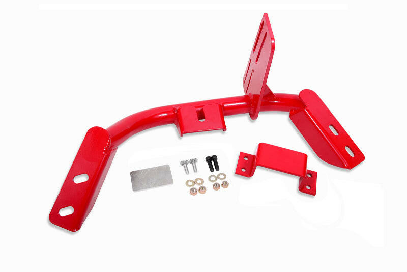 BMR 84-92 3rd Gen F-Body Torque Arm Relocation Crossmember T56 / M6 - Red Crossmembers BMR Suspension