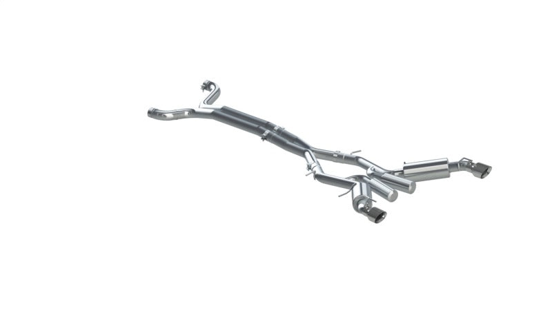MBRP 16-19 Chevrolet Camaro SS 6 Speed 3in Dual Cat Back w/ 4.5in OD Tips - 409 (Non NPP Models) Catback MBRP