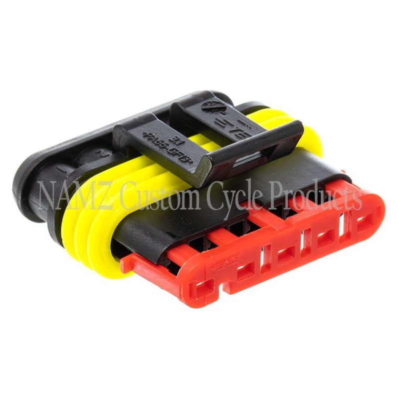 NAMZ 07-16 V-Twin Models OEM Active Exhaust Sensor Connector w/Terminals & Wire Seals (HD 72012-07) Wiring Connectors NAMZ