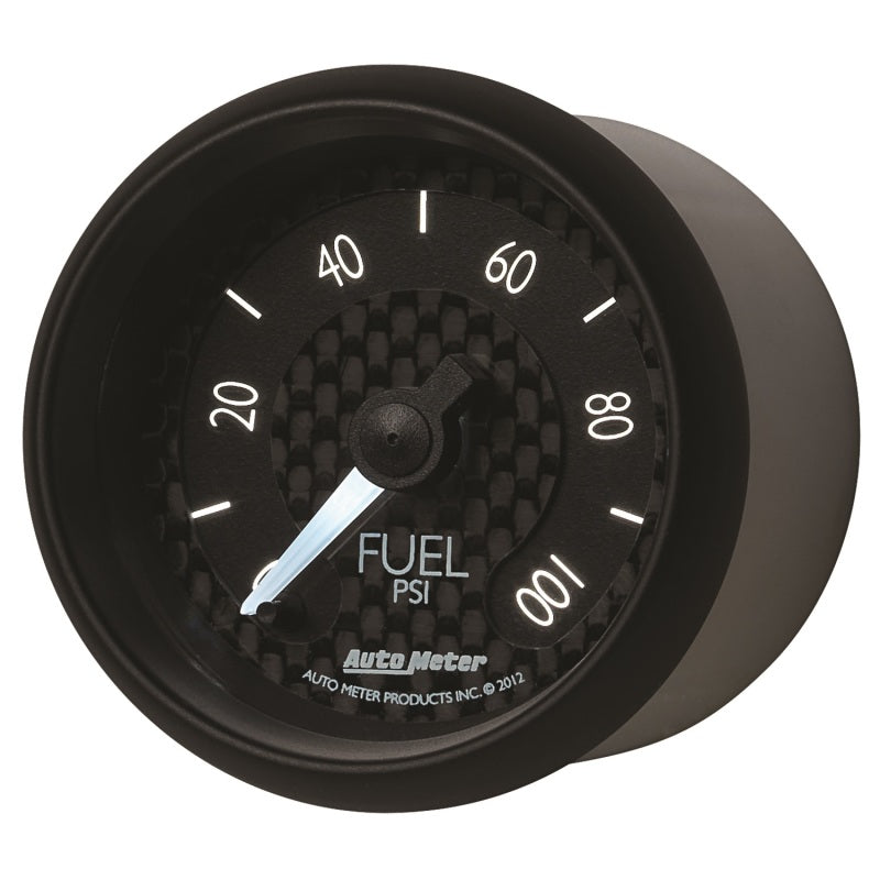 Autometer GT Series 52mm Full Sweep Electronic 0-100 PSI Fuel Pressure Gauge Gauges AutoMeter